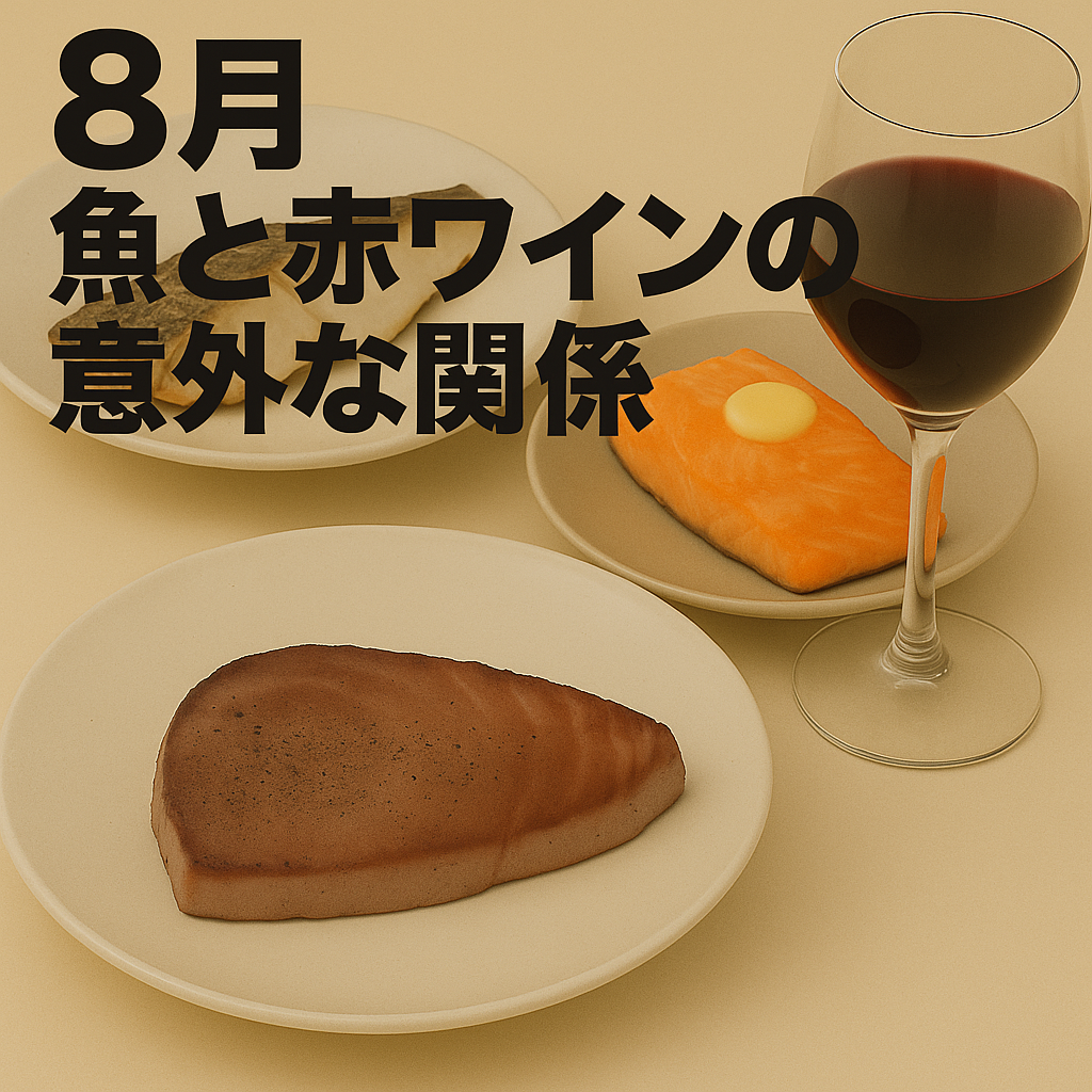 8月｜魚料理と赤ワインの可能性