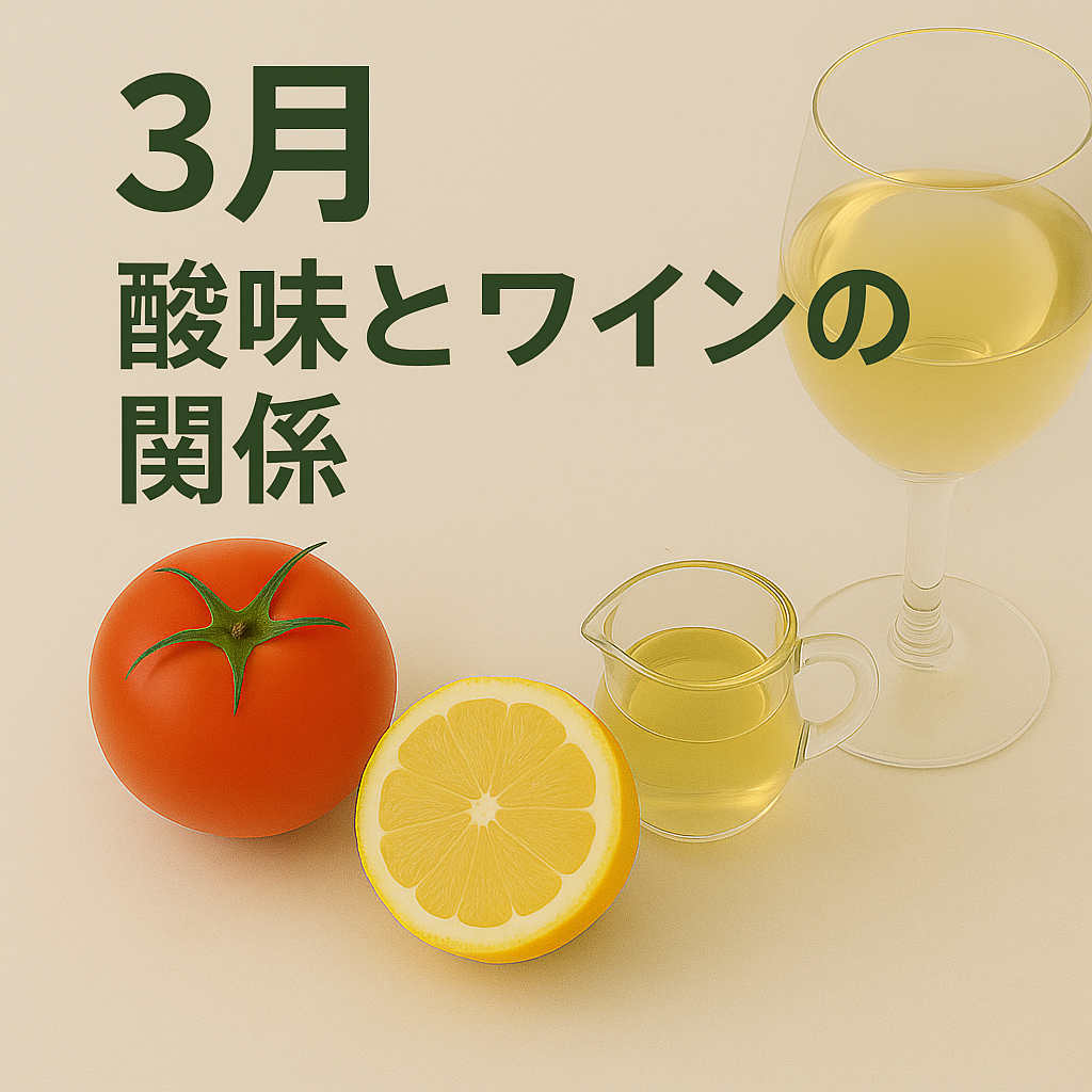3月｜酸味とワインの関係