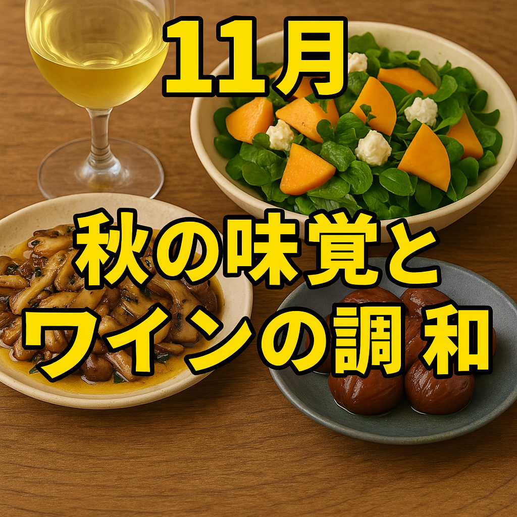 11月｜秋の味覚とワインの調和