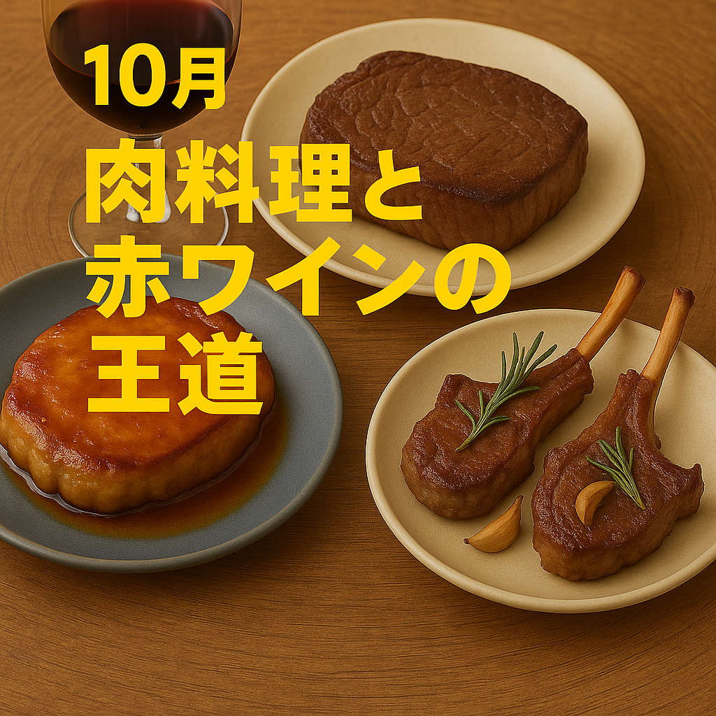 10月｜肉料理と赤ワインの王道
