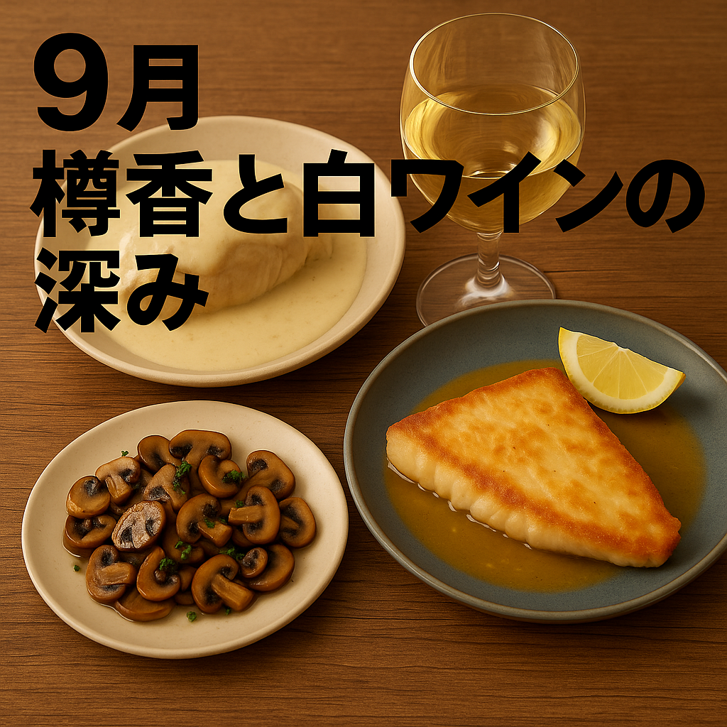 9月｜樽香と豊かな白ワイン